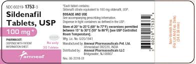 amneal sildenafil 100mg